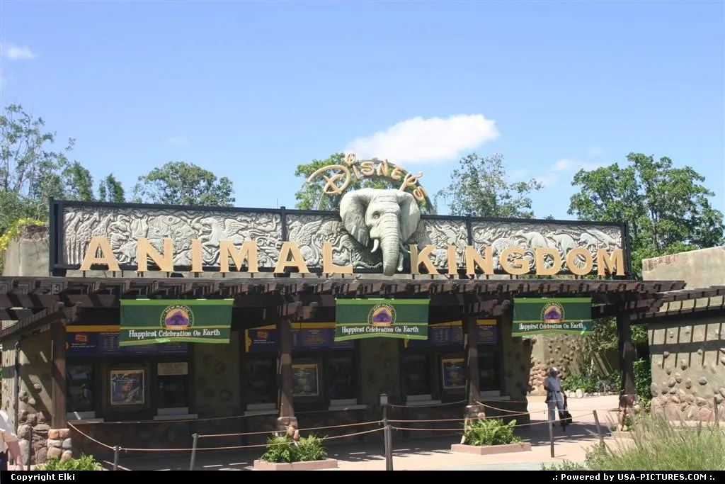 At the park entrance