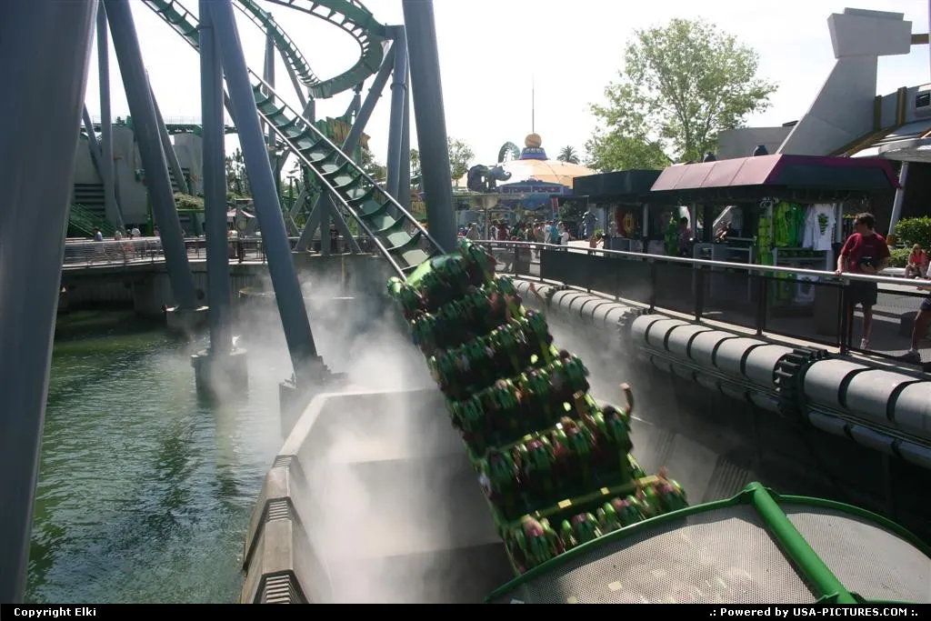 The amazing ride, Hulk at Universal.