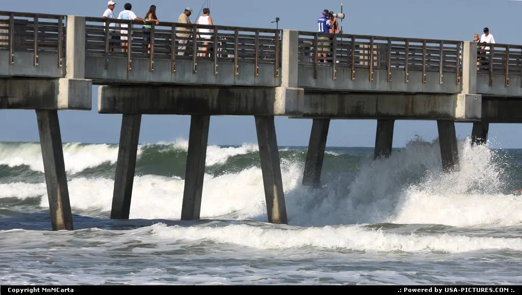 The wave effects from Hurrican Earl 400 miles off the coast of Jacksonville Florida.