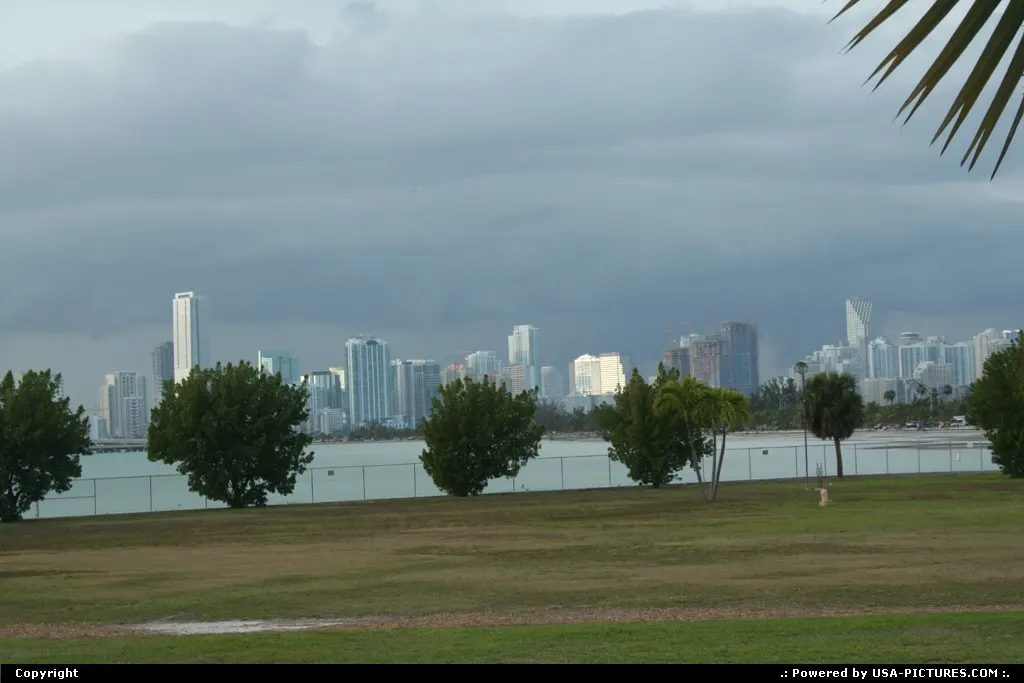 View of miami from seaquarium
