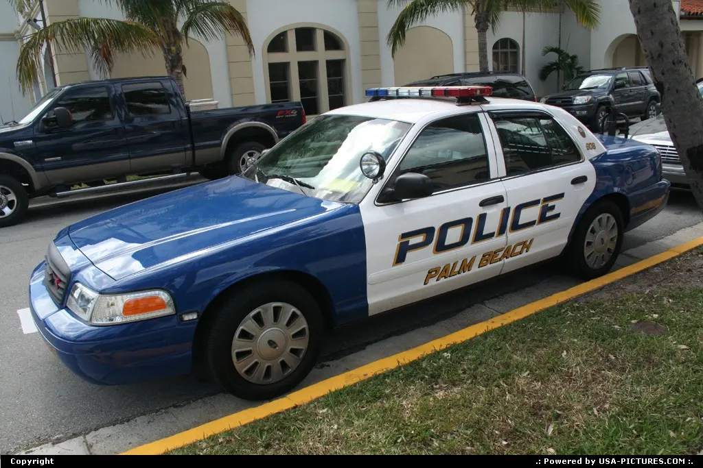 Police car @palm beach