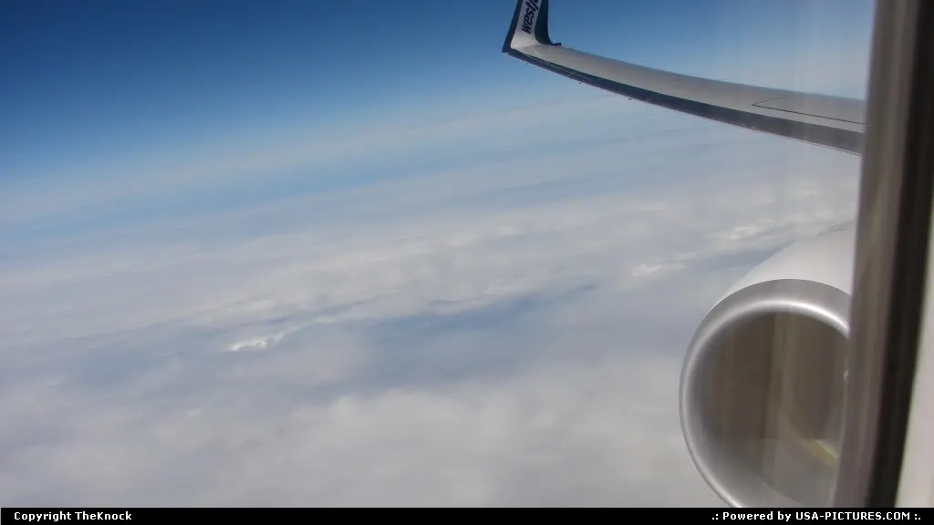 On the plane approaching Honolulu