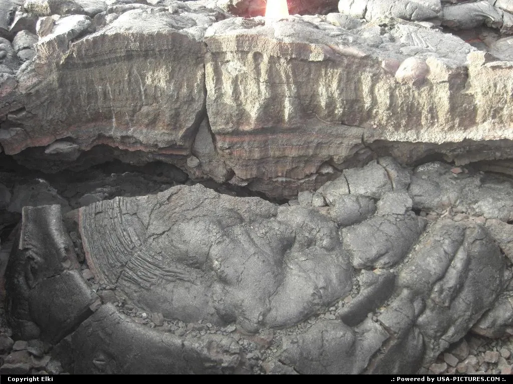 Pretty decent layer of lava