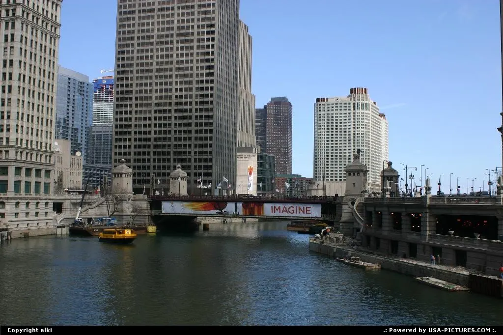 Chicago downtown. Chicago is a candidate city for the 2016 Olympic Games.