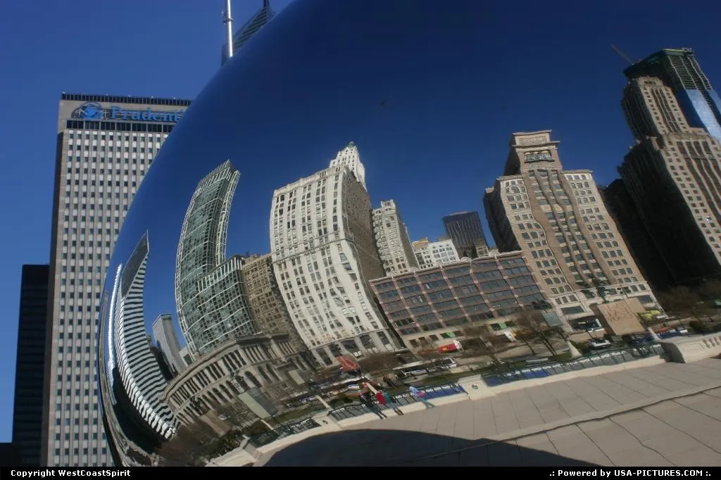 No, this photo was not photoshoped. It is the Cloud Gate, aka