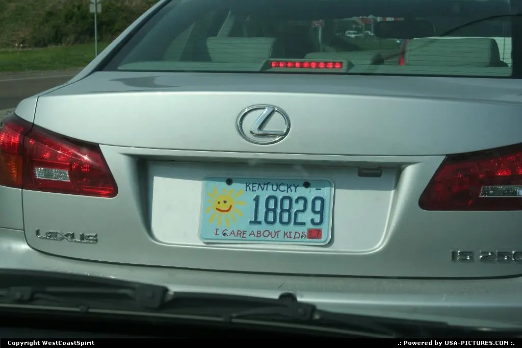 Funny license plate on this Lexus Car