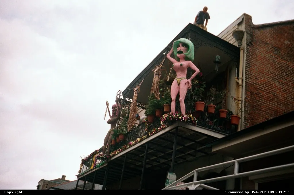 The French Quarter, famous for the nightlife