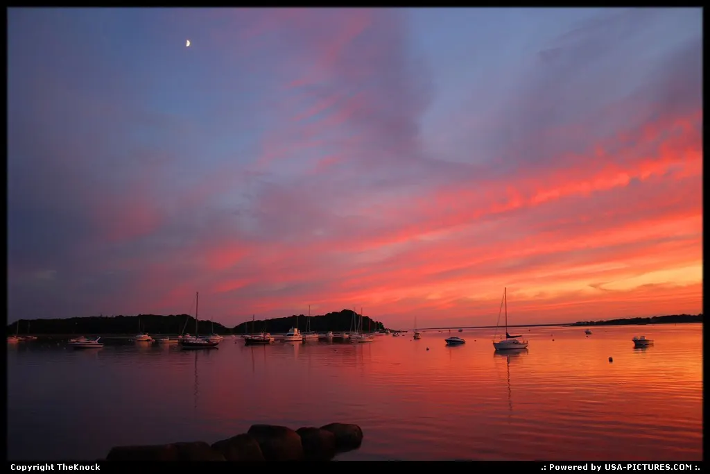 Monument Beach Sunset, Massachusetts