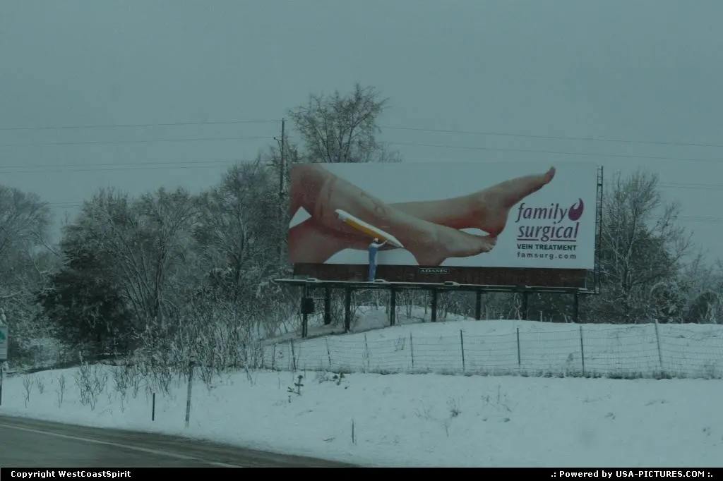 Advertise on the way to chicago on I94. Funny sometimes