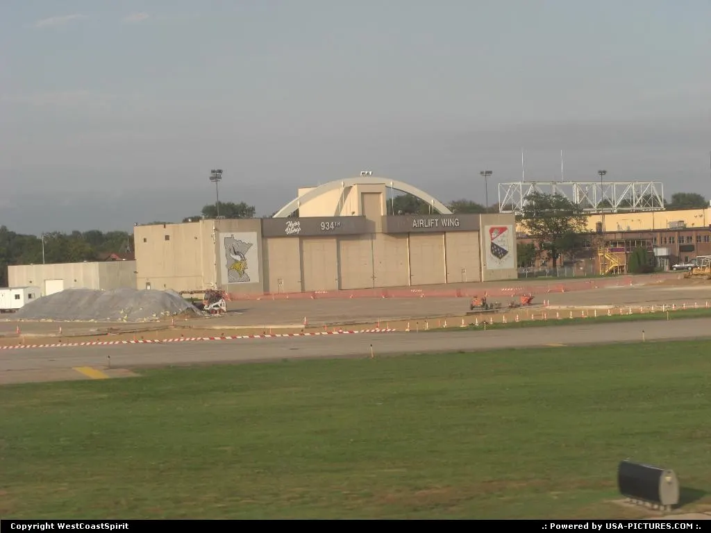 A hangar of the 934th Airlift Wing in MSP. Nicknamed as the