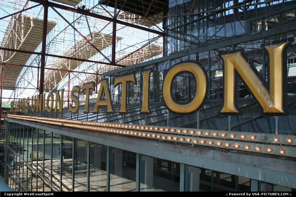 Saint Louis Union Station, located downtown.