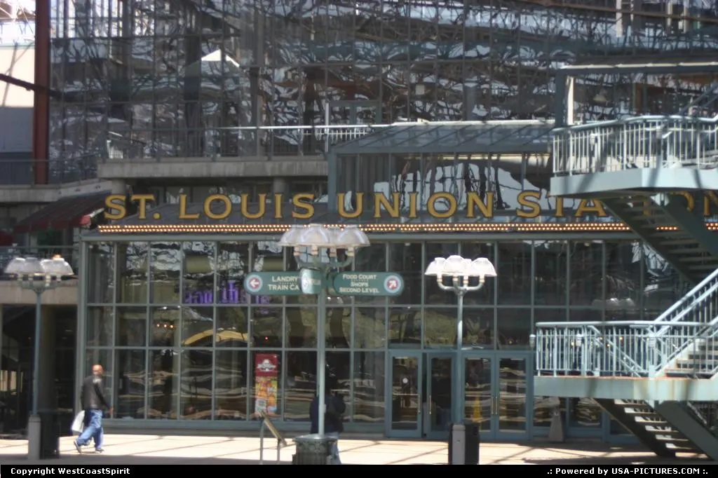 Saint Louis Union Station, located downtown.