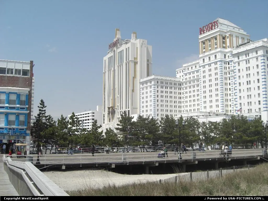 The Trump Taj Mahal hotel and resort. Well, ...