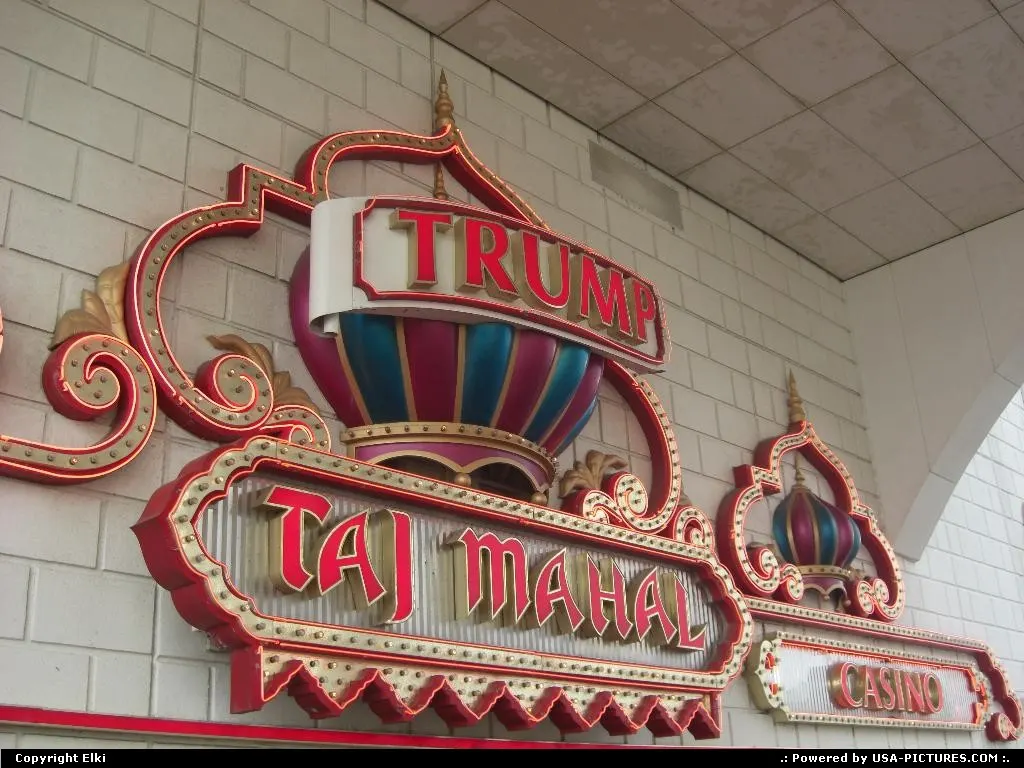 Casino Entrance. Colors and neons