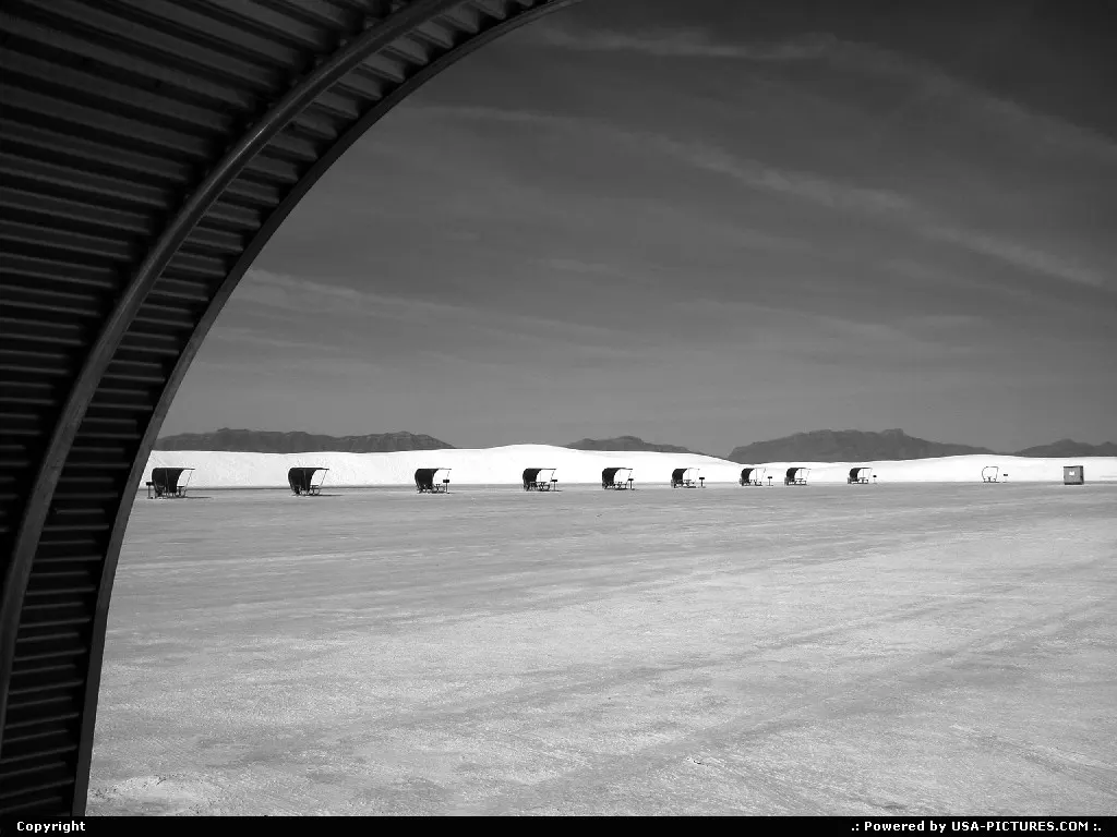 White sands
