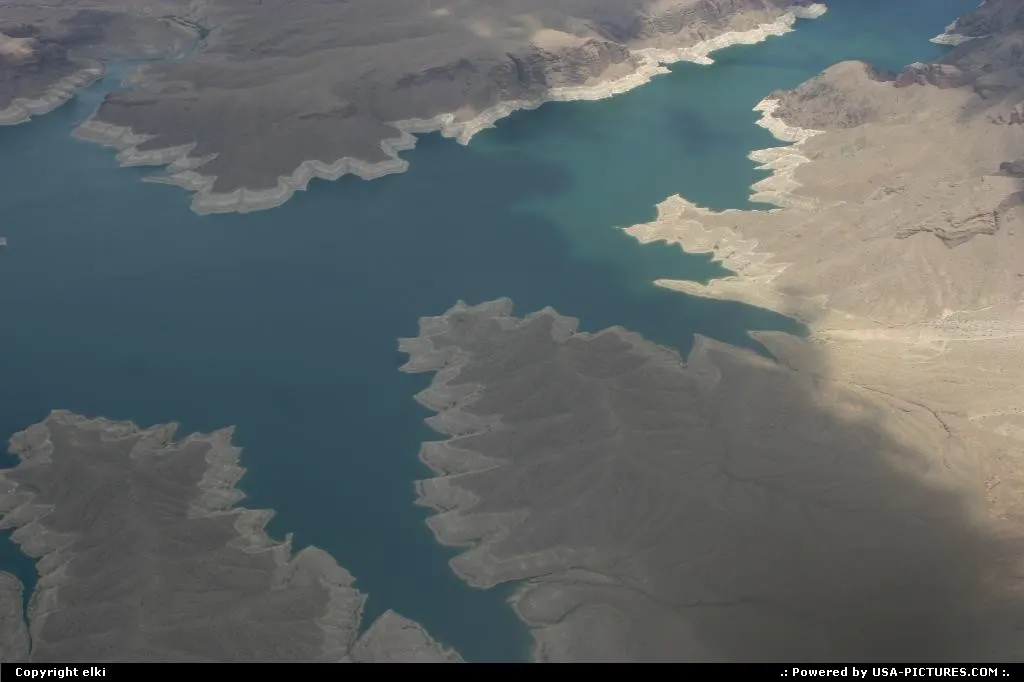 Strange view during flight from las vegas to grand canyon