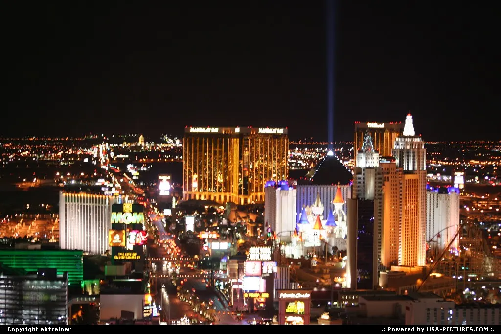The Strip, from the top of the Eiffel tower