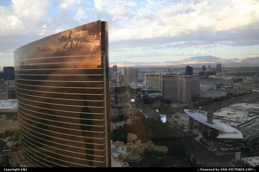 Wynn tower on the strip Las vegas