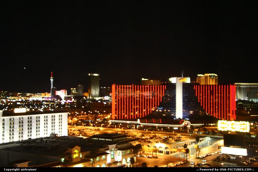 Gold Coast and Rio Casinos, seen from our room at the Palms