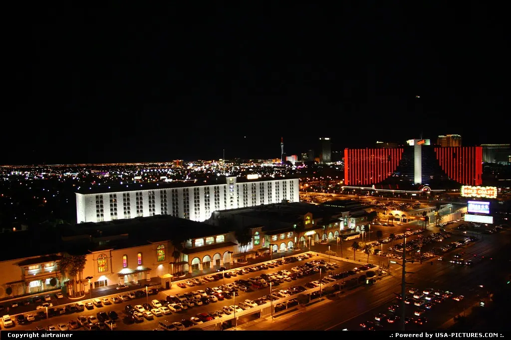 Gold Coast and Rio Casinos, seen from our room at the Palms