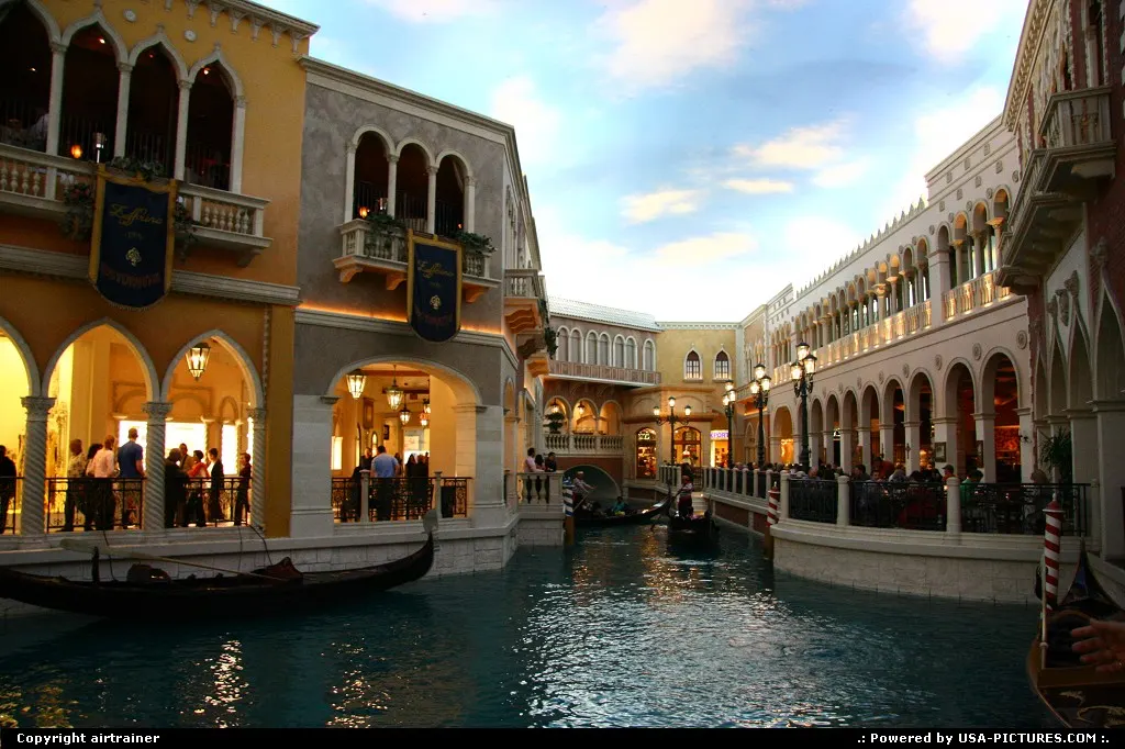 The canal at The Venetian