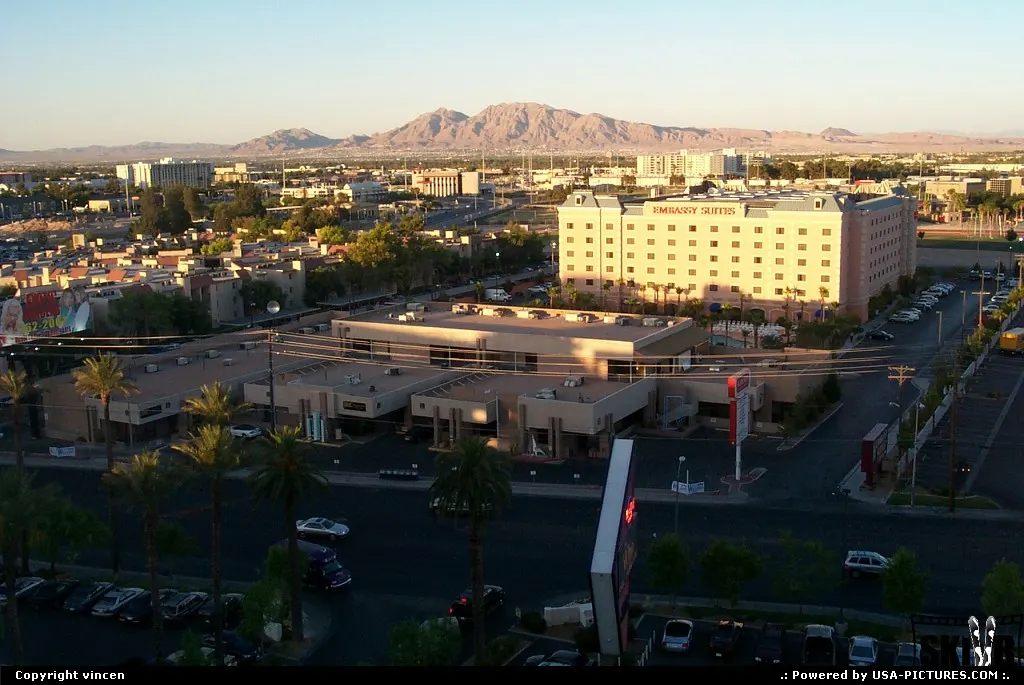 View at Las Vegas from Hard Roch Café Hotel