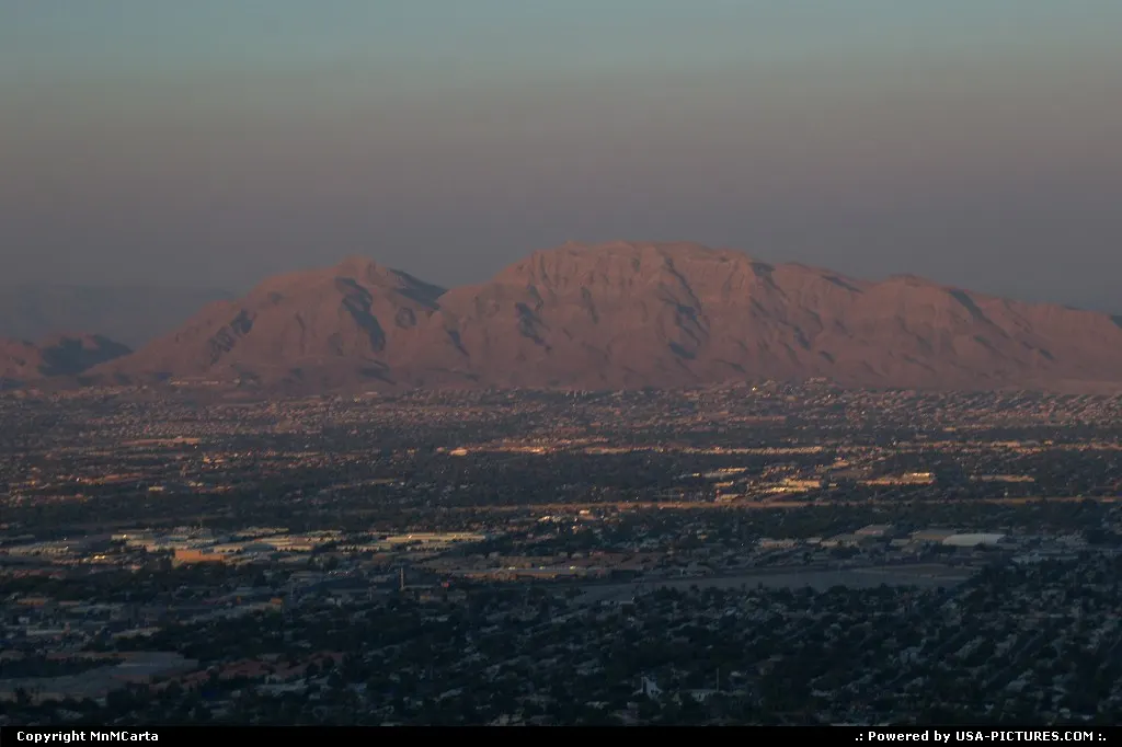 View from top of the las vegas stratosphere