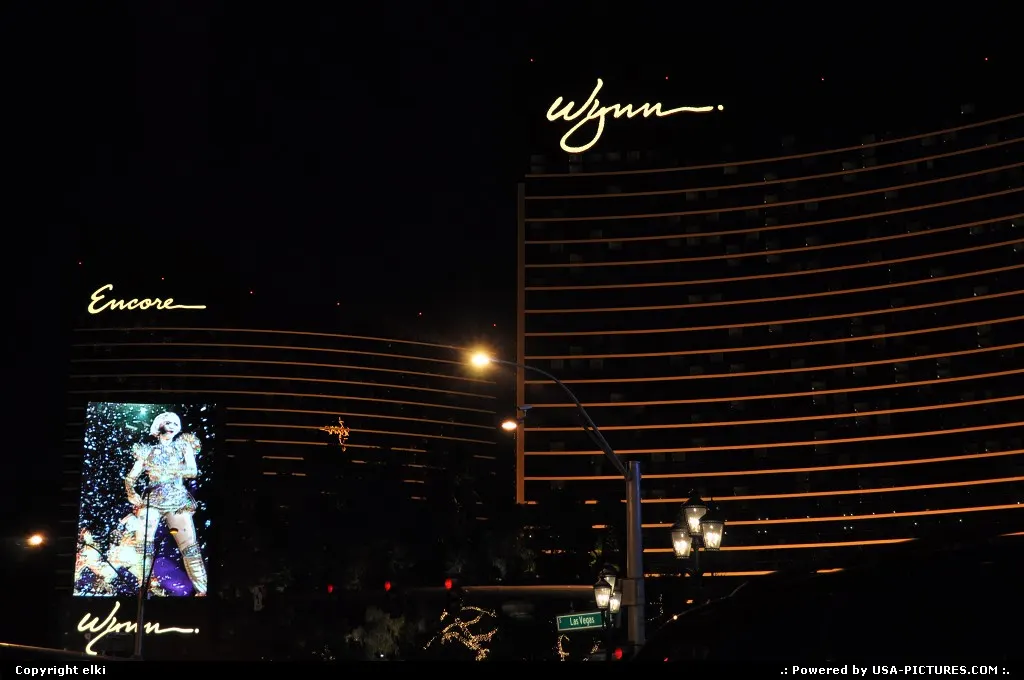 Las Vegas strip, wynn and encore hotel