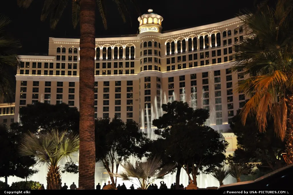 Las vegas strip. Bellagio