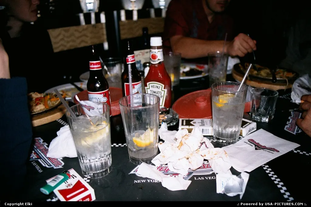 Diner at the Harley Davidson Café