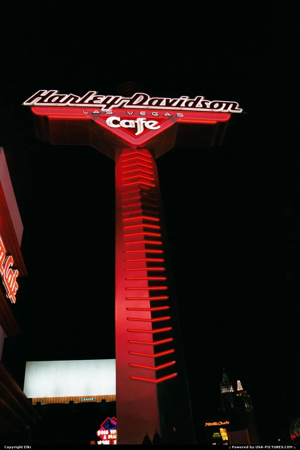 Harley Davidson Café on the strip