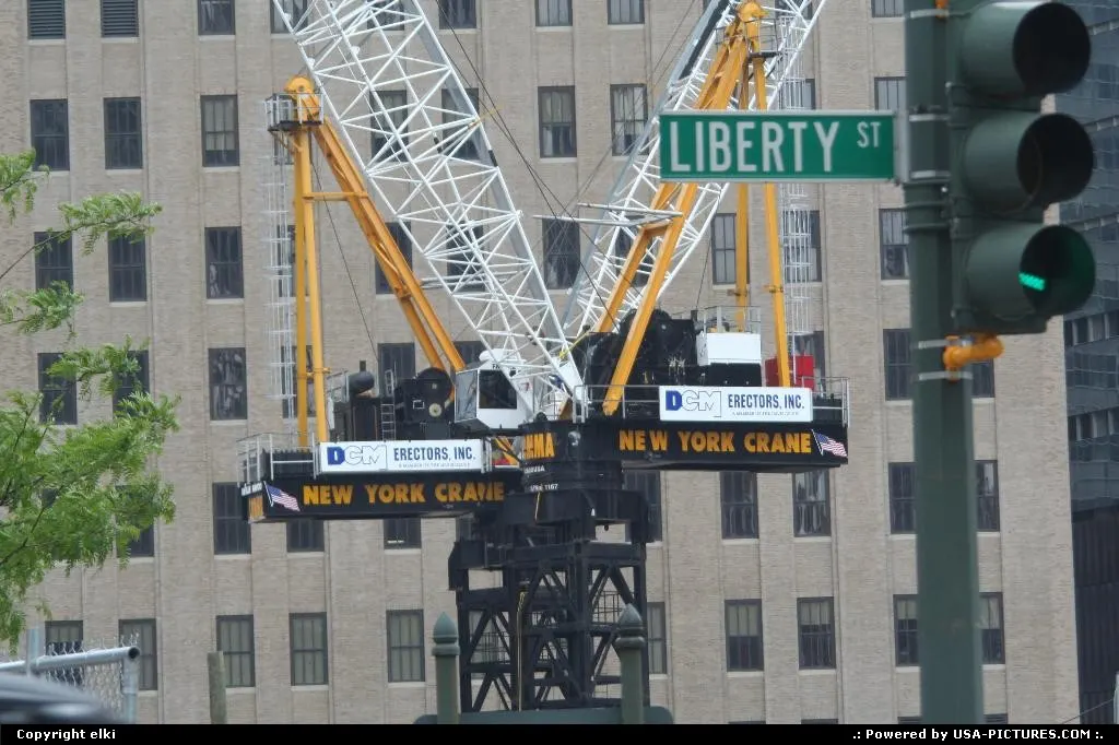 New york ground zero work zone