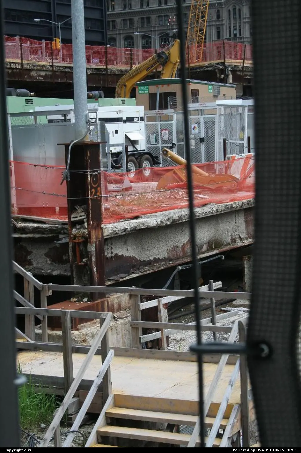 New york ground zero work zone