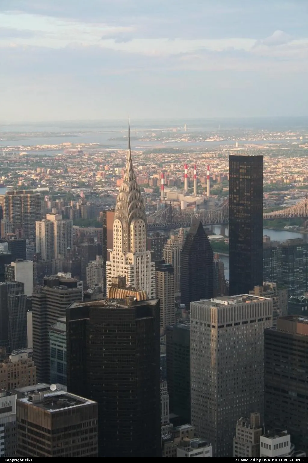 Chrysler building from empire state building