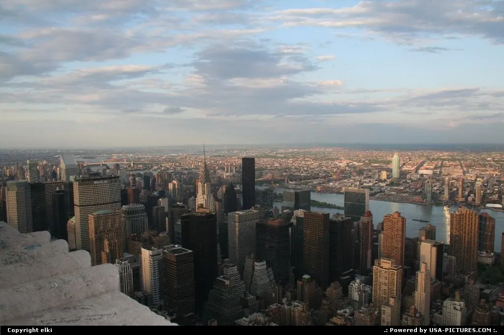 Manathan, from empire state building