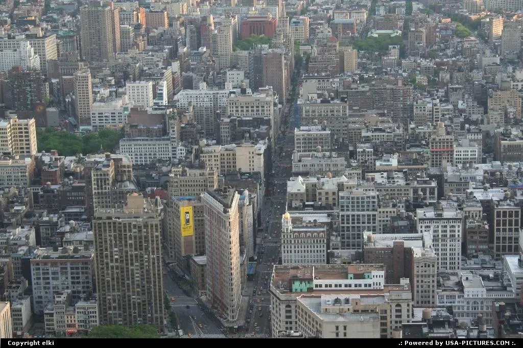Flatiron Building view from empire state
