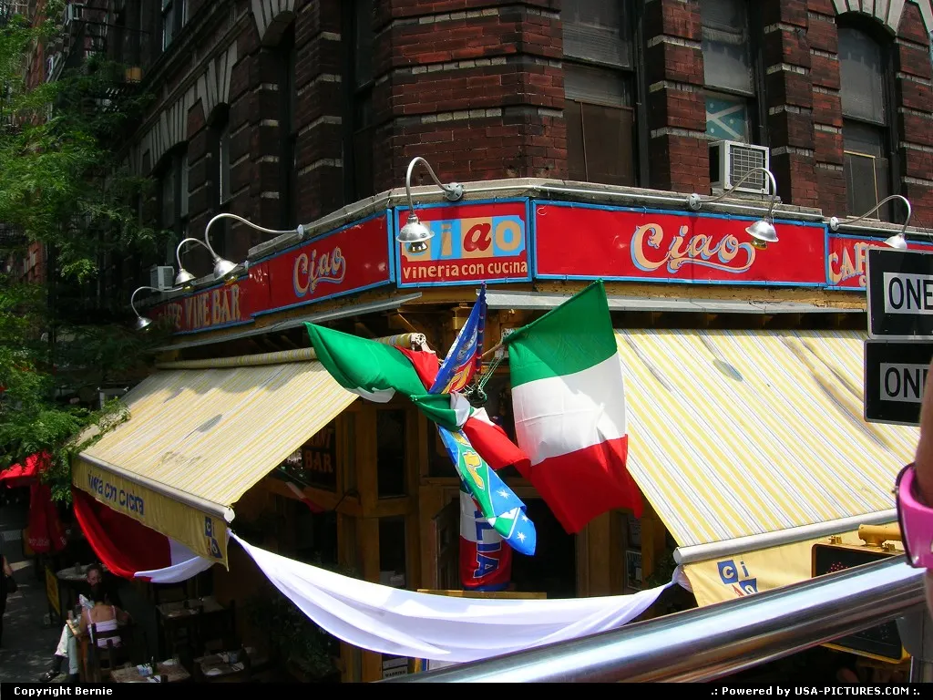 Little Italy, the day after Italy won the 2006 soccer world cup