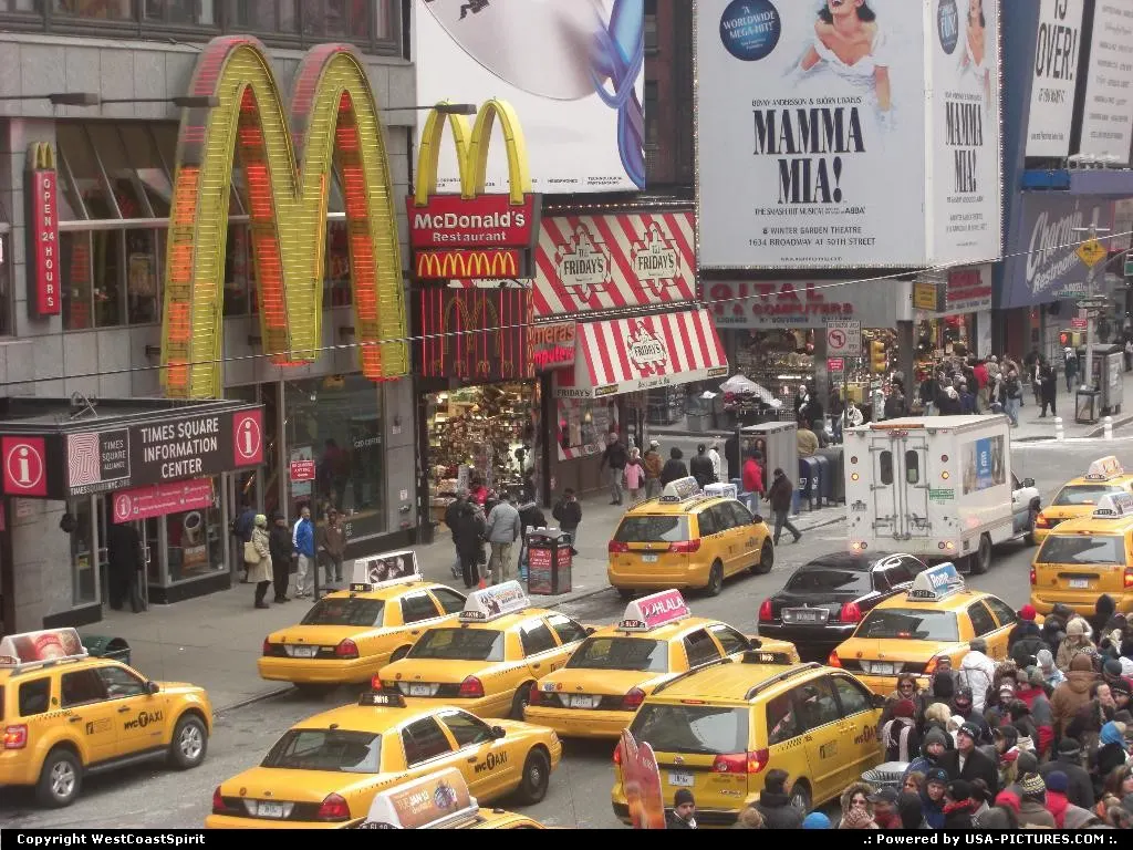 Very typical sight in Times Squares, NYC