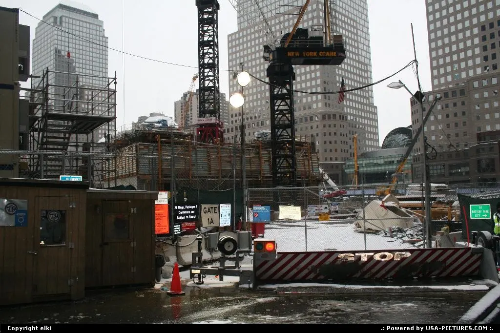 Gate to enter in the work zone of worl trade center