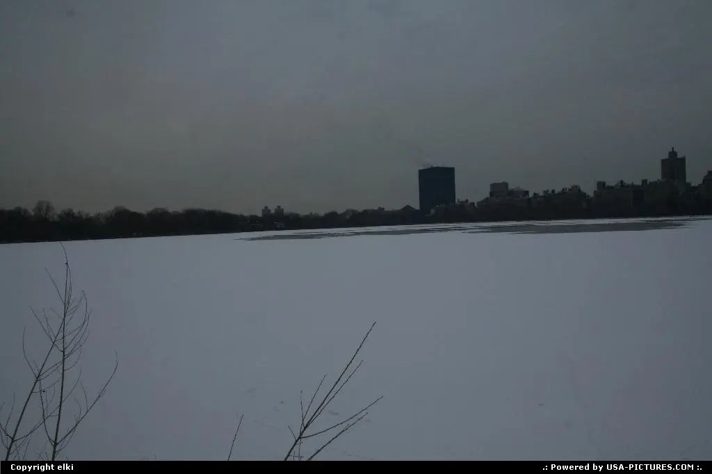 The reservoir at central park.