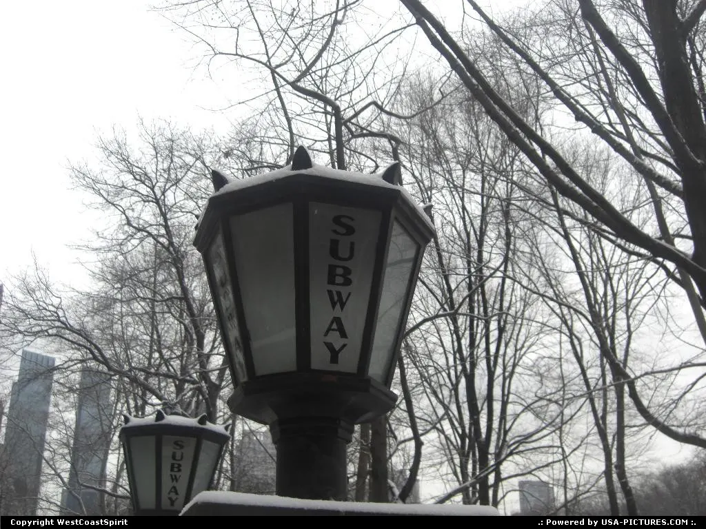Subay entrance in Central Park, NYC, next to the Apple Store on 5th Avenue.