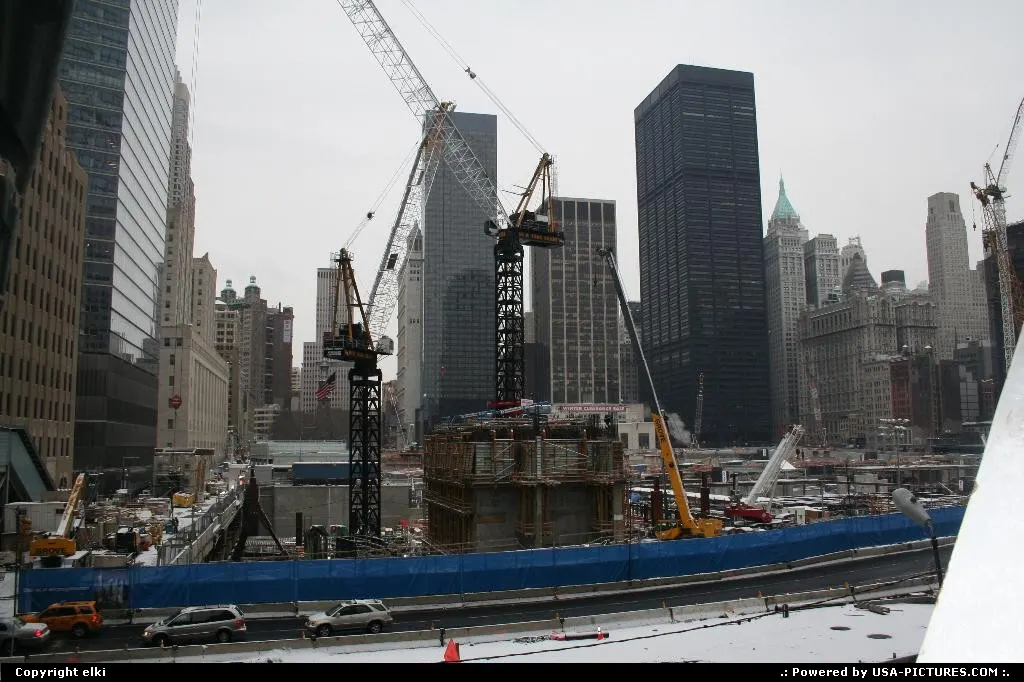 World trade center work zone