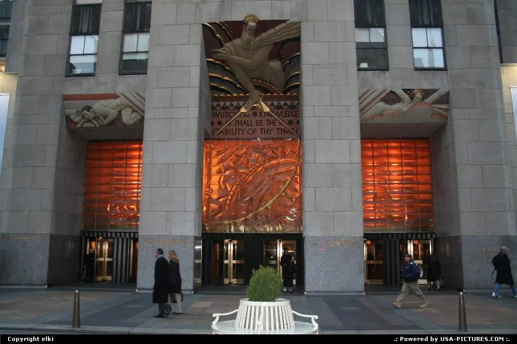 Rockfeller center entrance