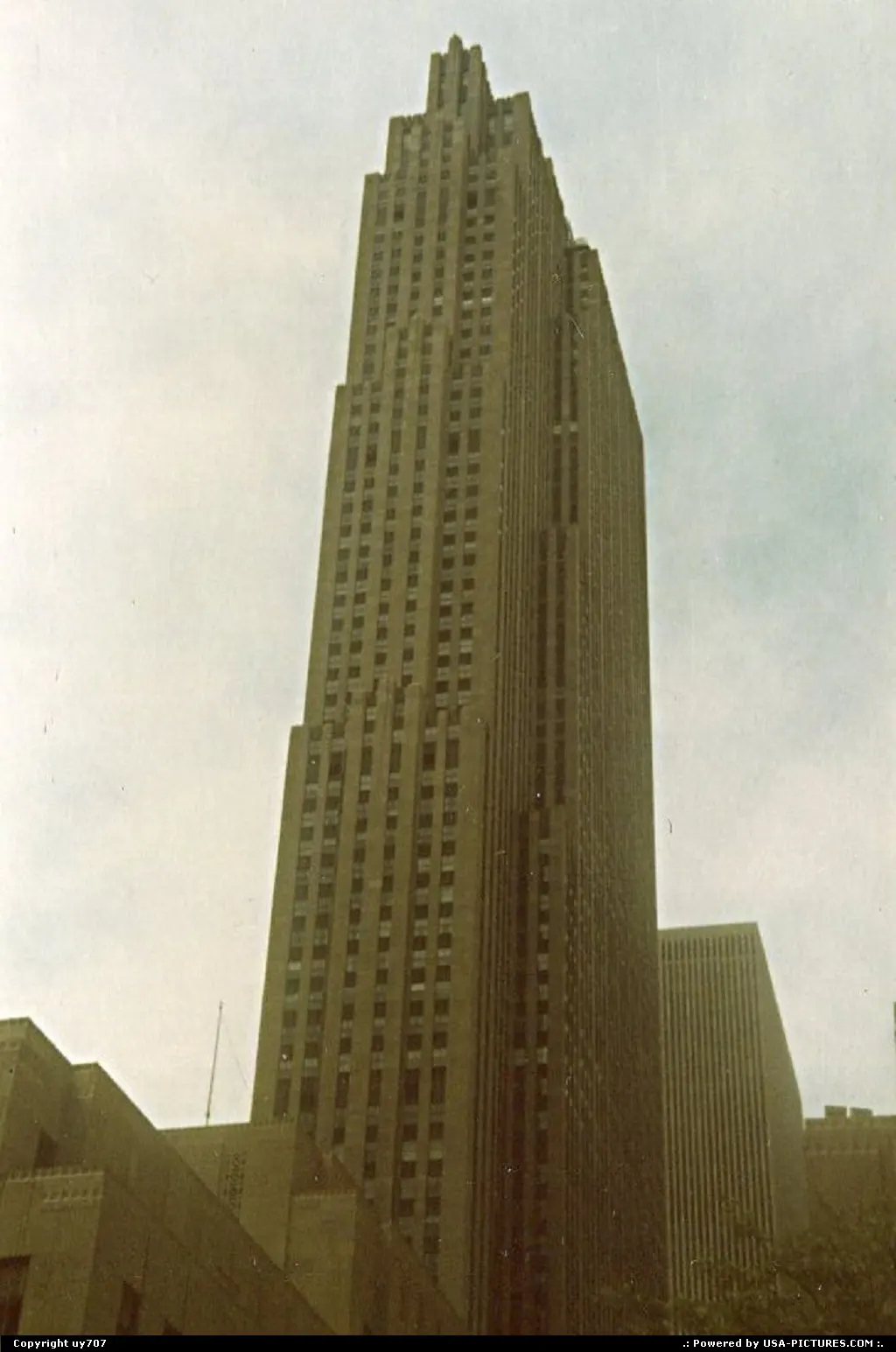 Rockfeller Center's tallest landmark.