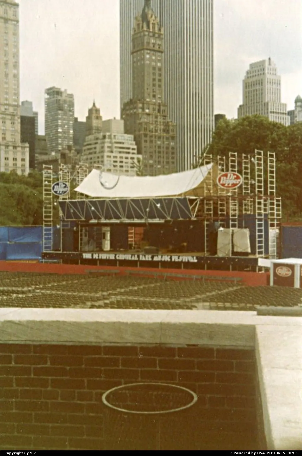 Set for a next stage performer
