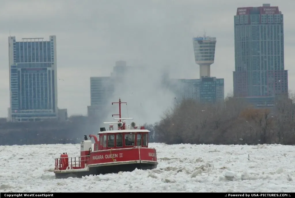 On duty boat in the Niagara River.