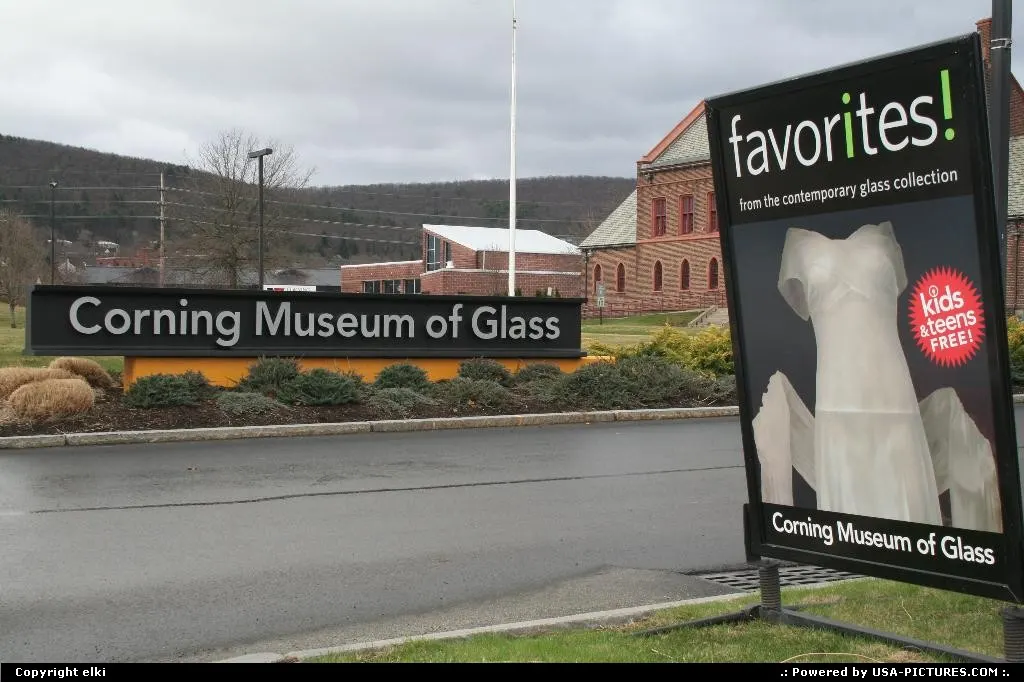Corning glass museum. One the world's most comprehensive collections of glass.