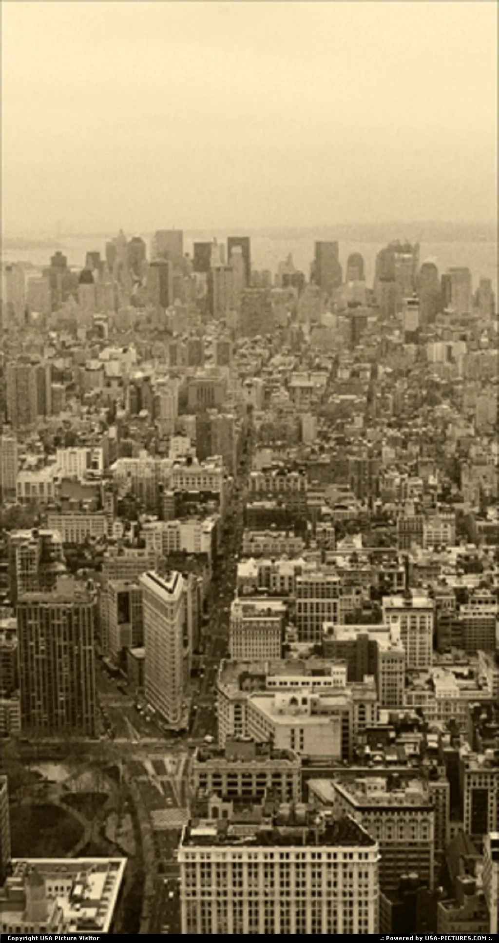 English Room with a view, New York sky line