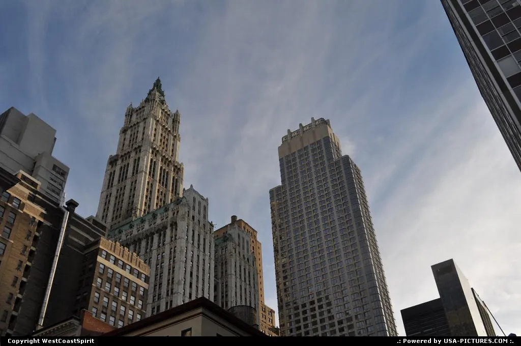 The Neo Gothic Woolworth Building is one of the best known building/skyscraper in the USA.