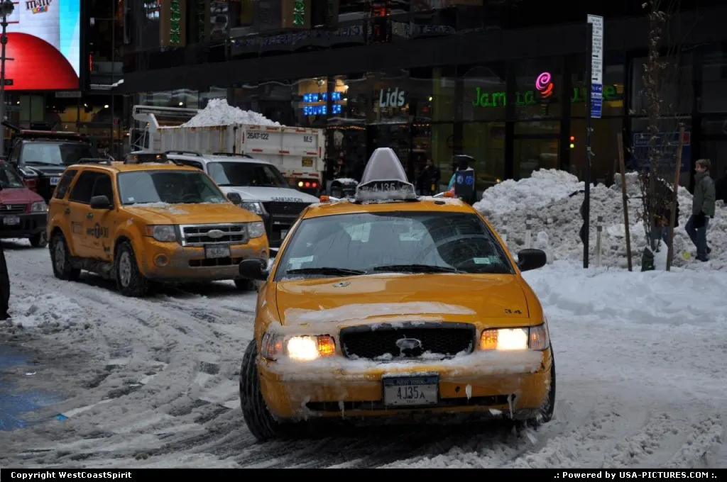 Times Square after the December 2009 blizzard.